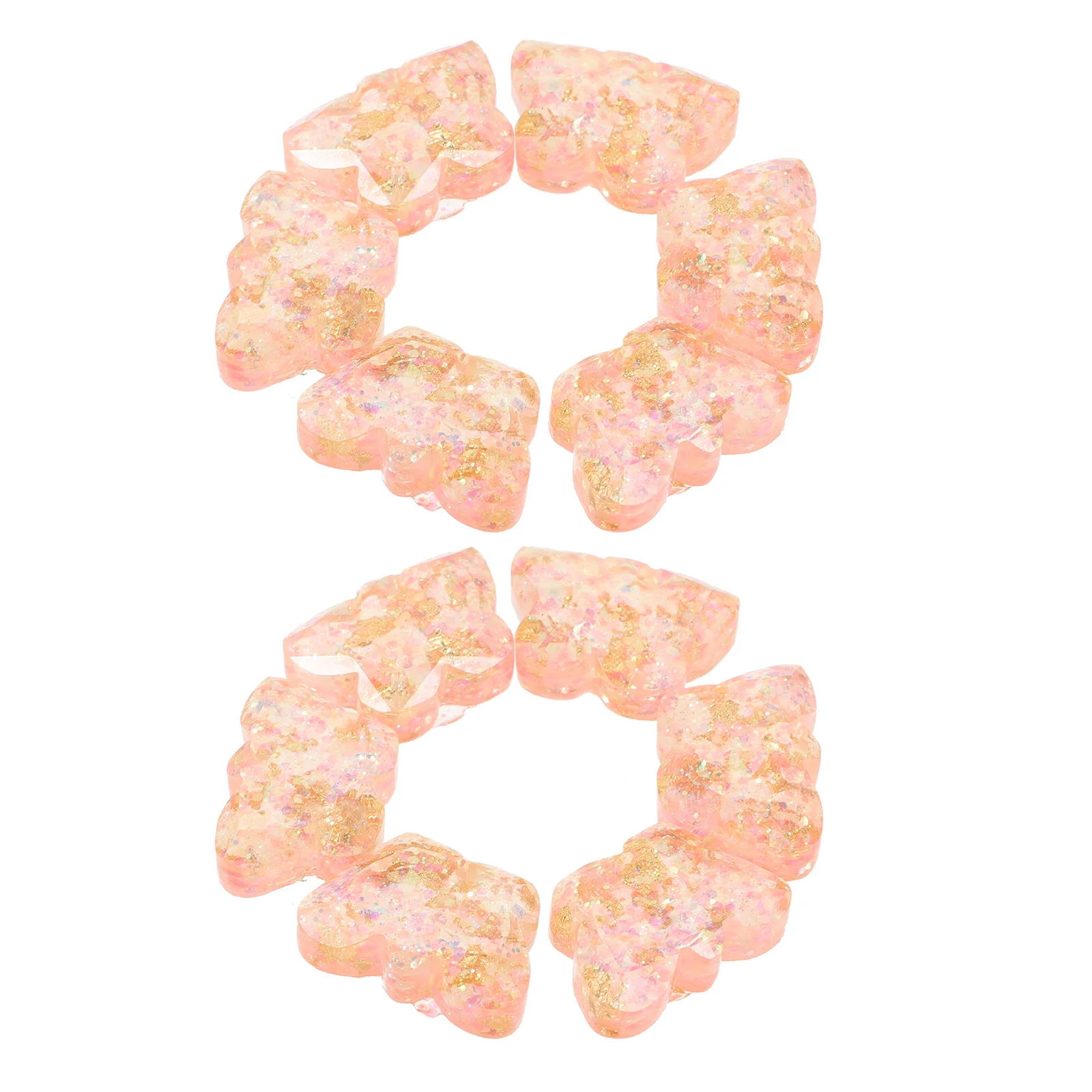 

10pcs Butterflies Shaped Resin Charms Mini Flatback Diy Craft Decor For Hair Accessories Phone Case Charm Wedding Bouquet