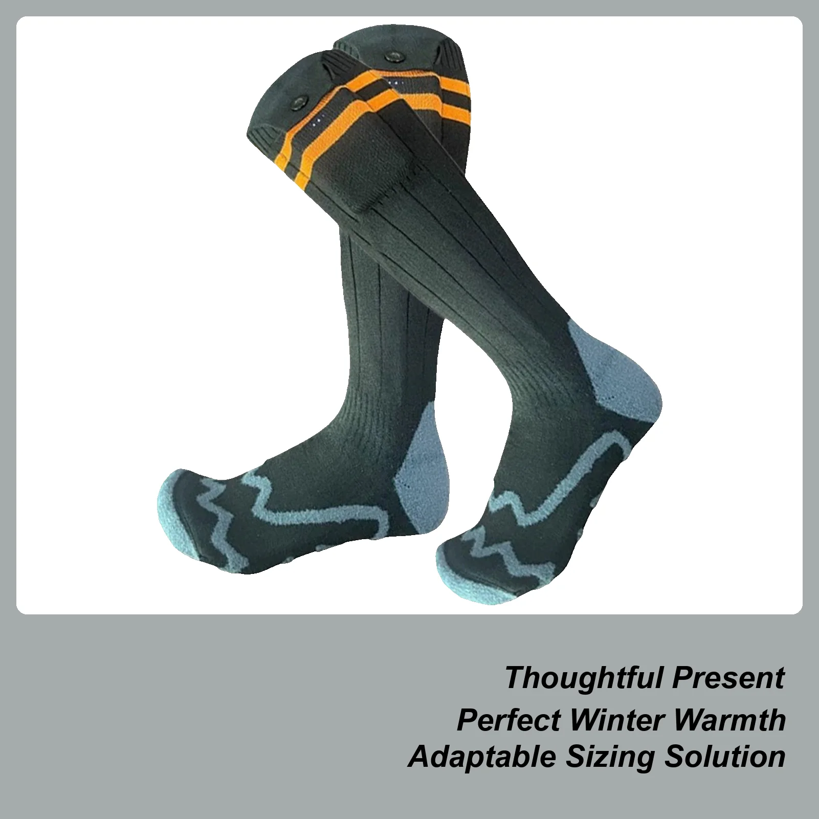 

Носки с электрическим подогревом, перезаряжаемые, 4 уровня нагрева, грелки для лыж для женщин и мужчин, катание на лыжах, пеший туризм, велоспорт, зимние виды спорта