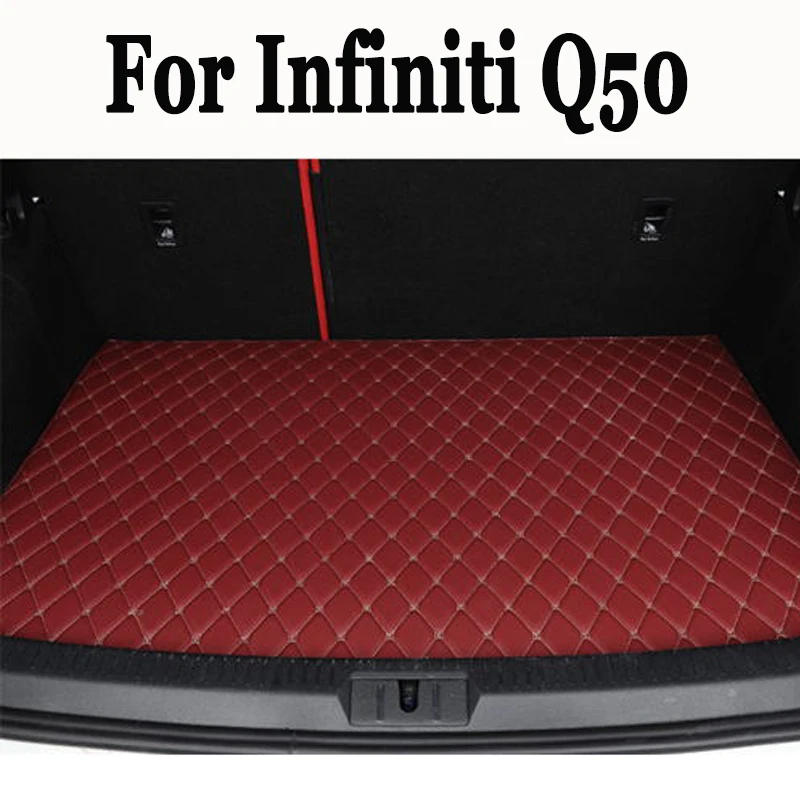 

Car trunk mat for Infiniti Q50 Non-hybrid 2014 2015 cargo liner carpet interior accessories cover