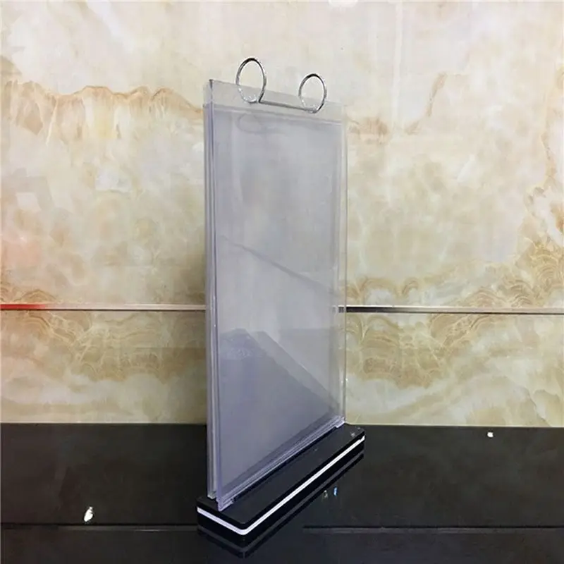 A96K-4X A4 Multi-Page Flip Display Card Label Display Stand Detachable Label Business Menu Holder