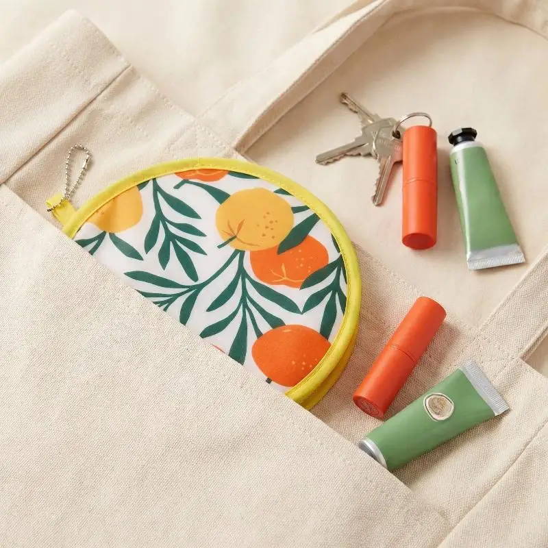 Foldable Round Hand Fan With Cute Colorful Prints And Portable Hanging Chain Perfect For Summer Outdoor Trips Daily Use
