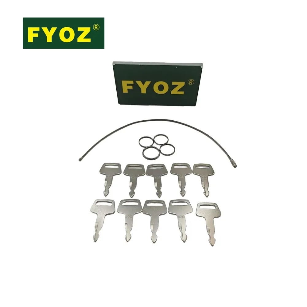 10 Pack Ignition Key For IHI/Marooka Excavator Heavy Equipment 069027029 Part