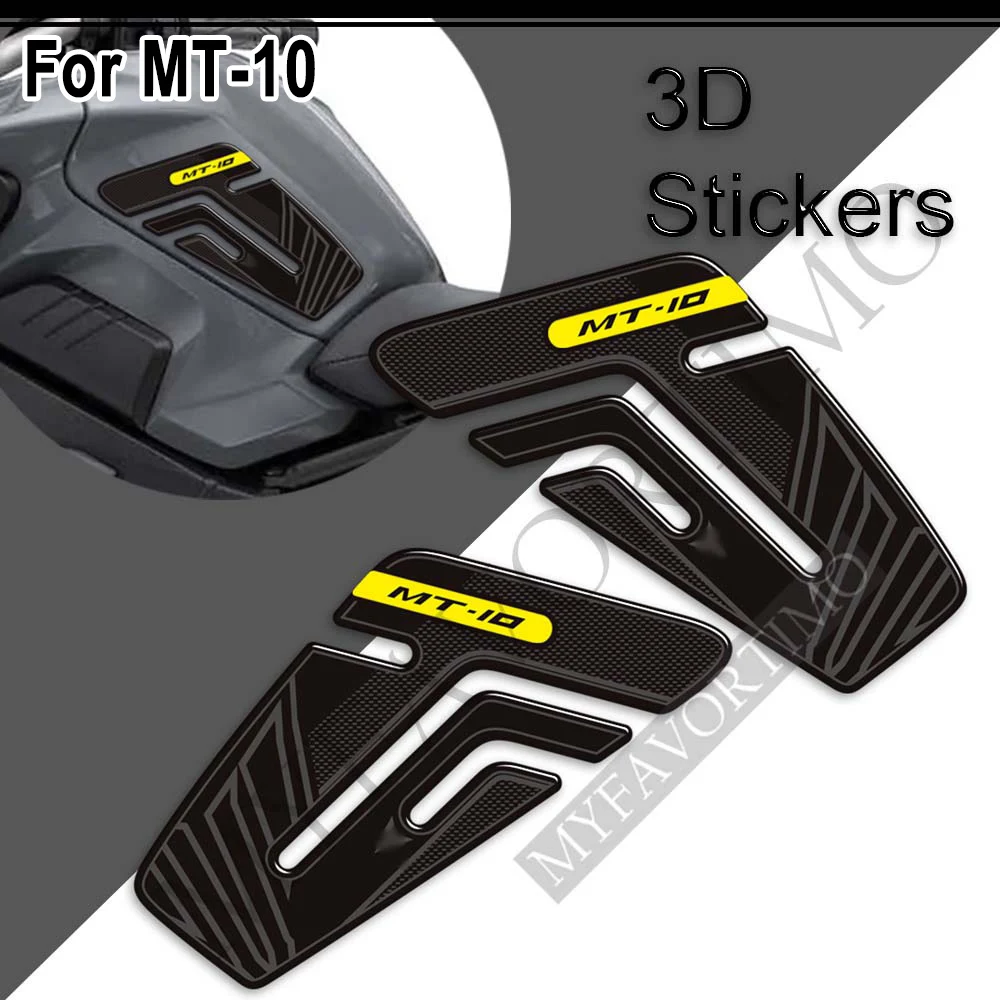 Moto pour Yamaha trucs MT-10 10 SP FZ10 FZ Précieux Pad Gaz Précieux Poignées Côté 3D Autocollants Genou Poignées Protecteurs Decal Kit mt10