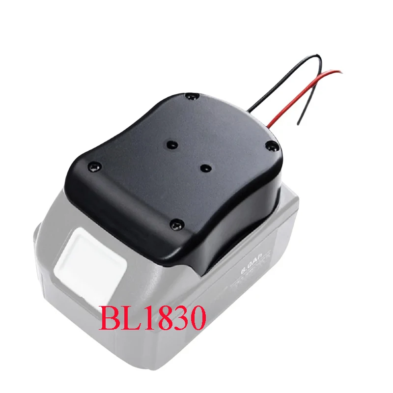 Li-ion Battery External Power Supply Mount DIY Connector Adapter Dock Holder For Makita 14.4V 18V Lithium Battery BL1830 BL1430