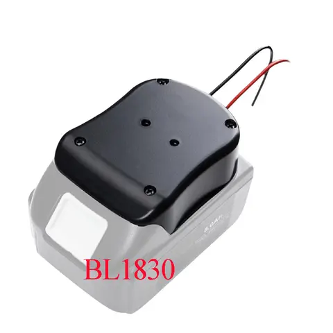 Li-ion Battery External Power Supply Mount DIY Connector Adapter Dock Holder For Makita 14.4V 18V Lithium Battery BL1830 BL1430