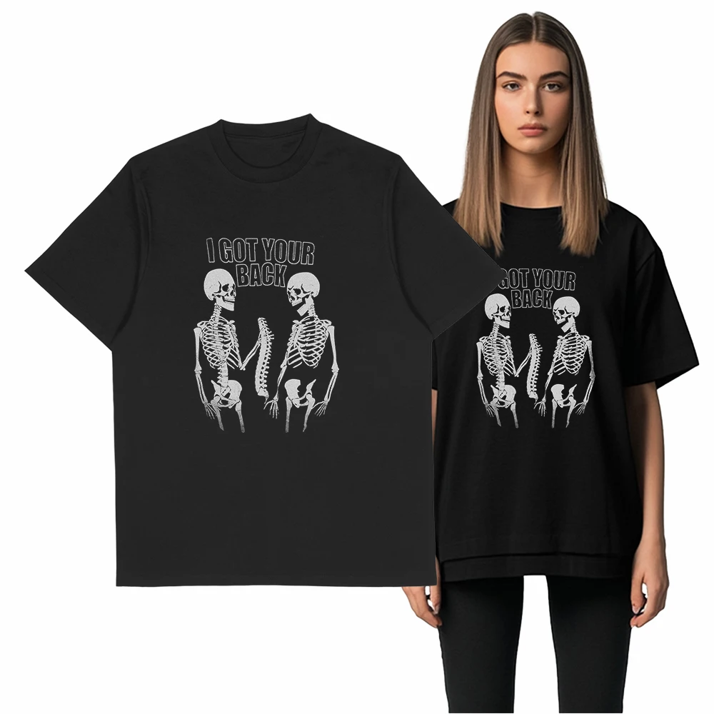 Coolmind U0061-T2 Funny Skull Graphic Print Men T Shirt 100% Cotton Unisex Skull Print Tshirt Men High Quality Tee Shirts