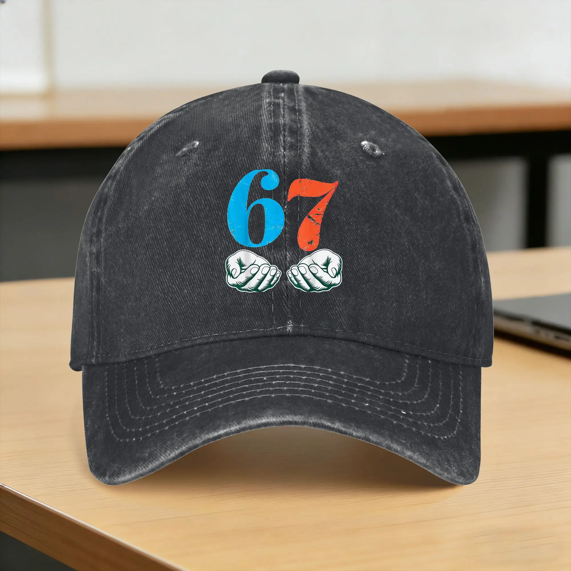 67 Six Seven Meme 6 7 Hands Casual Baseball Cap Summer Trucker Hat Hot Sale Outdoor Sport Hip Hop Hats Men Fashion Baseball Caps