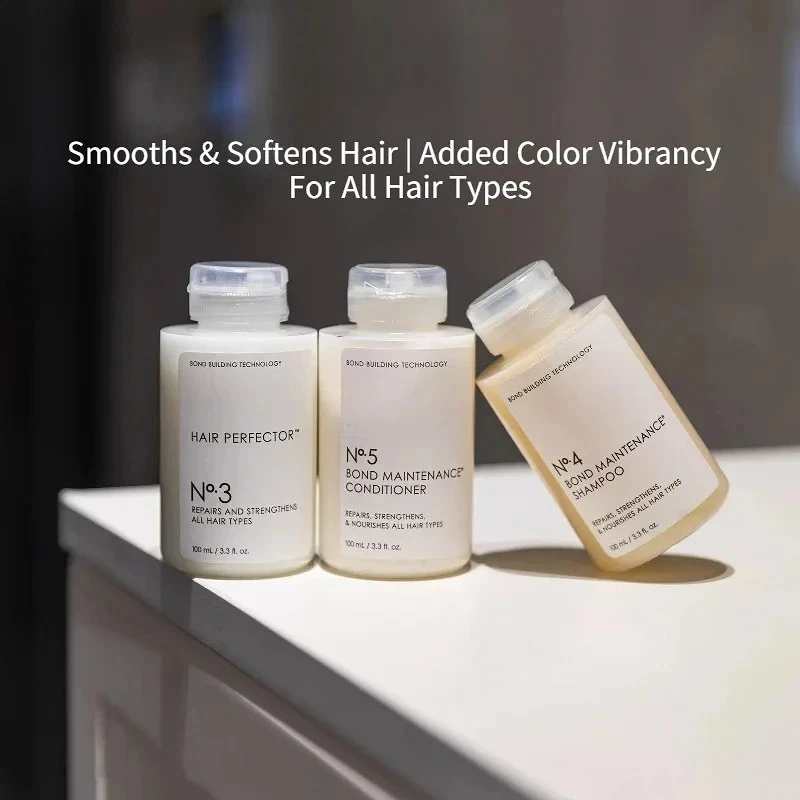 Hair Care Series No.3,4, 5, 6 Hair Mask,Shampoo,Bond Smoother,Conditioner To Clean,Hydrate & Control Frizz Repair Split Ends