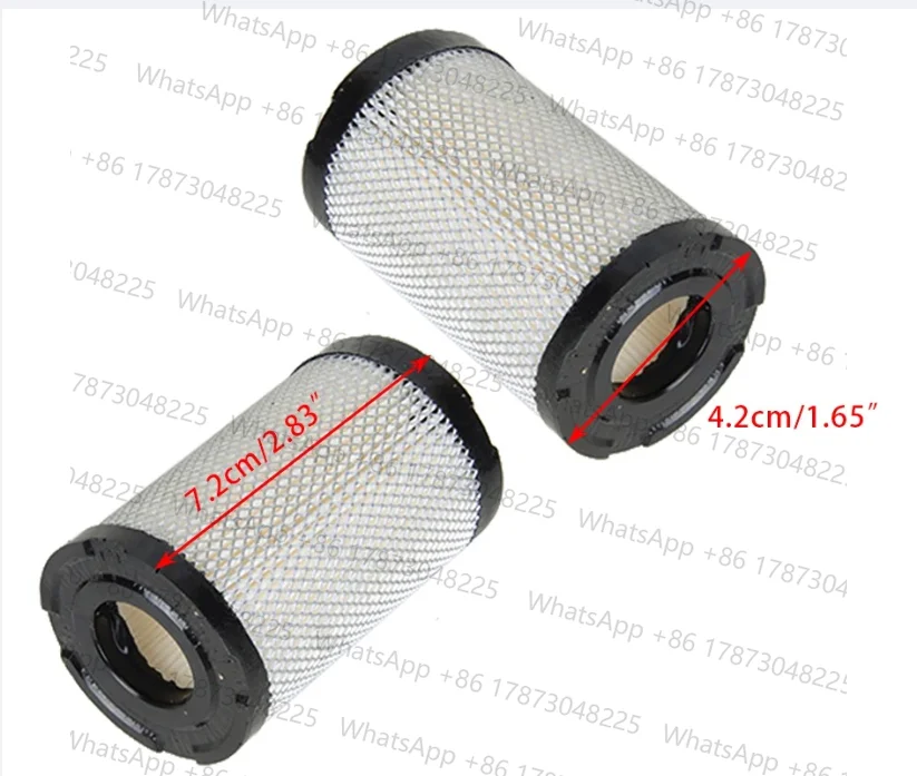 23410051 35066 63087A 2 uds filtro de aire motor de cortacésped apto para Tecumseh Spectra Centura Sabo Wolf