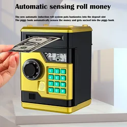 Electronic Piggy Bank Children's Cash Box Password Safe Smart Fingerprint Piggy Bank Automatic Banking Children's Gift Money Box