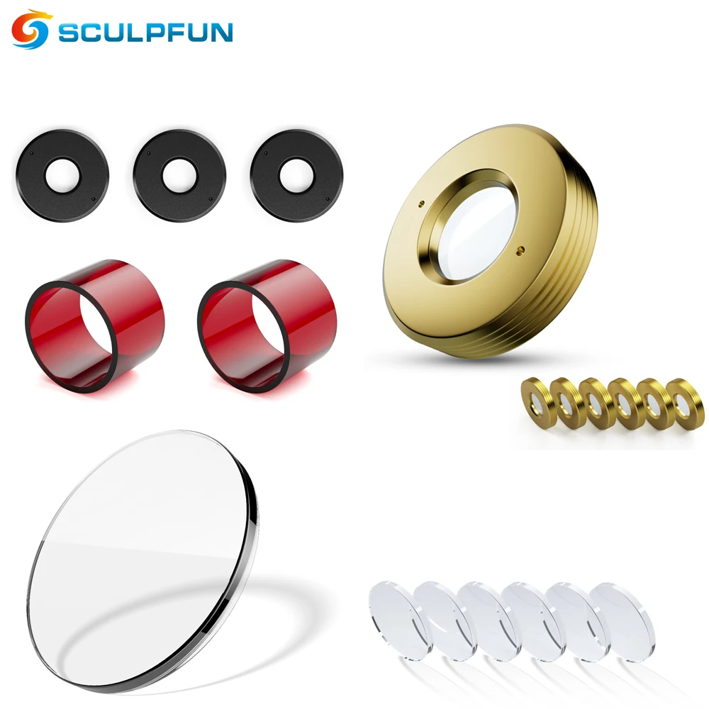 

SCULPFUN Original Standard Lens Set Transparent Anti-Oil And Anti-Smoke For S9/S30/S30 PRO/S30 PRO MAX Laser Engraver Machine