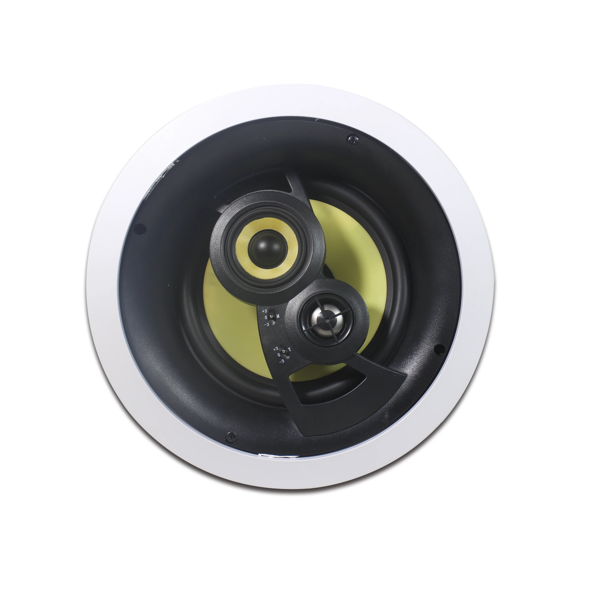 8ohm 100W in ceiling speaker High Performance 3 way speaker with crossover to produce clear yet powerful sound