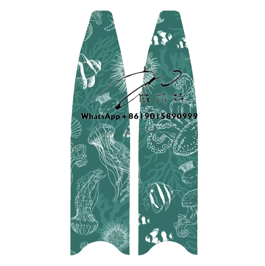 

Carbon Fiber Long Swim Free Diving Spearfishing Fins scuba Snorkeling Diving Fins