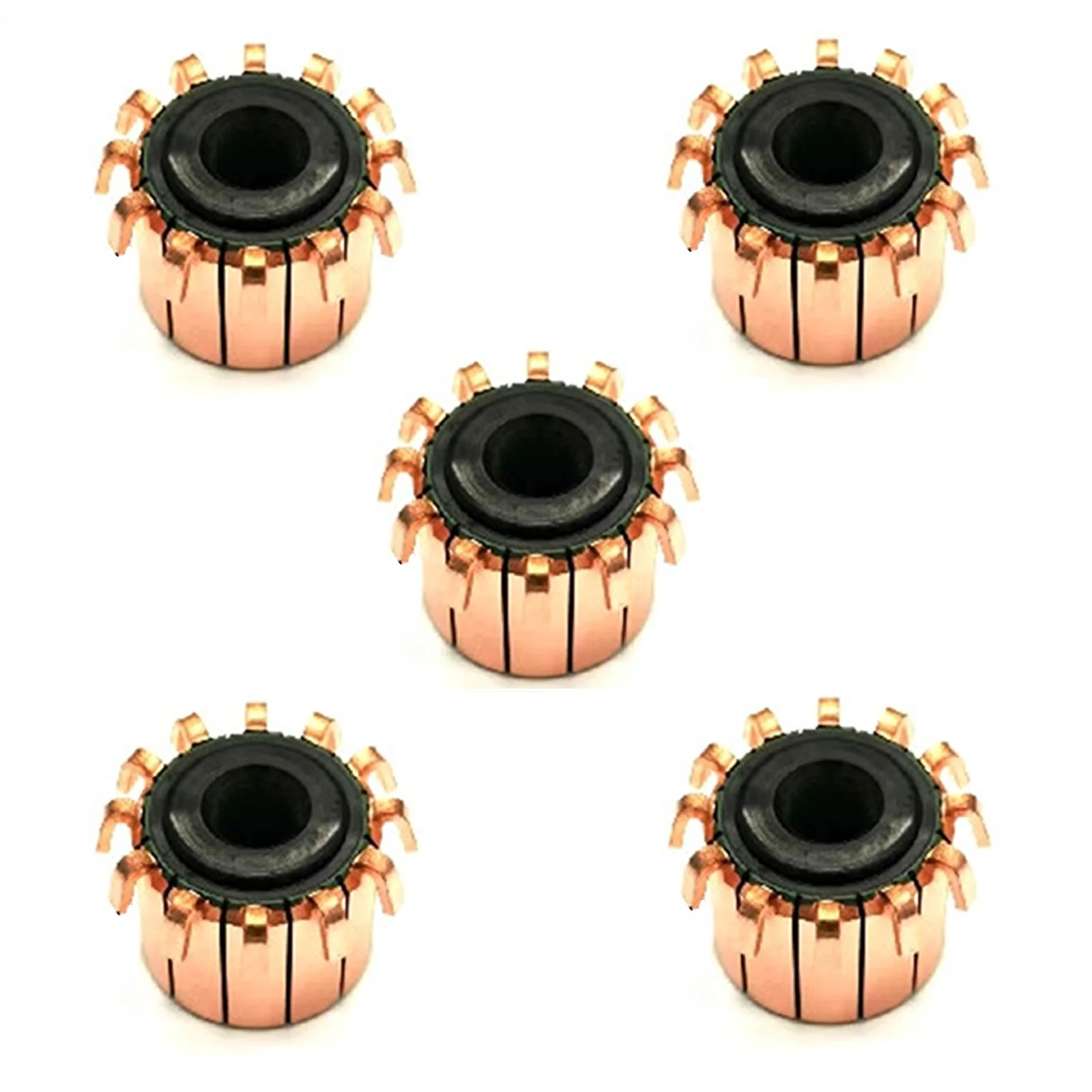 Motor Commutator Commutator 23*10*19.5（20）mm Black Copper Copper Tone For High-speed DC Motors For Home Appliances