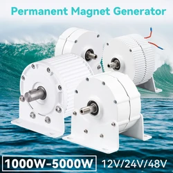 3000W 5000W Electric Generator Windmill Dynamo Water Turbine Gearless Permanent Magnet Generators Power 12V 24V 48V For Home Use