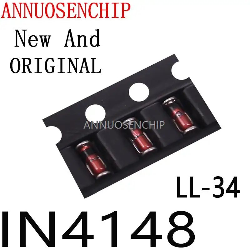 2500PCS New and Original LL4148 LL-34 SMD 1N4148 High-Speed Switching IN4148 