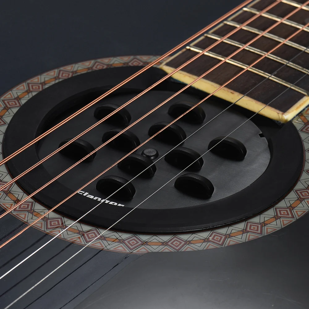 Flanger FS-08 Guitar Soundhole Sound Hole Cover Block Feedback Buffer for EQ Acoustic Folk Guitars Acoustic Guitar Accessories