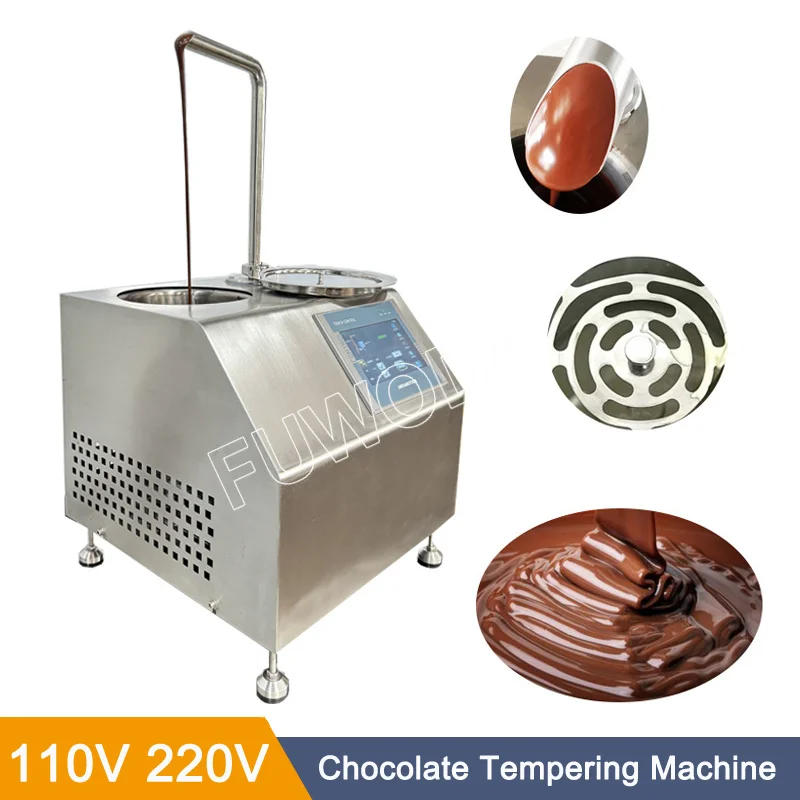 110V 220V Automatic Chocolate Machinery Small Chocolate Tempering Machine for Sale Chocolate Dispenser