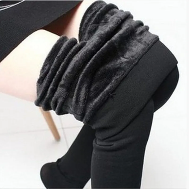 Korean Version of Pearl Velvet Tight Women's Autumn and Winter Velvet Thickened Foot-stepping Pants Warm Women's Leggings