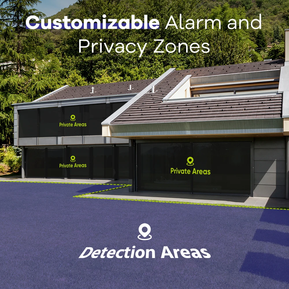 SANNCE 8CH NVR 5MP كاميرا مراقبة أمنية منزلية خارجية حماية شبكة IR ذكية IR رؤية نهارية/ليلية ميكروفون مدمج