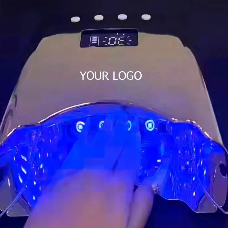 เครื่องอบเล็บยูวีไร้สาย New Light Professional 78W ชาร์จซ้ำได้ 39 ดวง LED 365nm+405nm