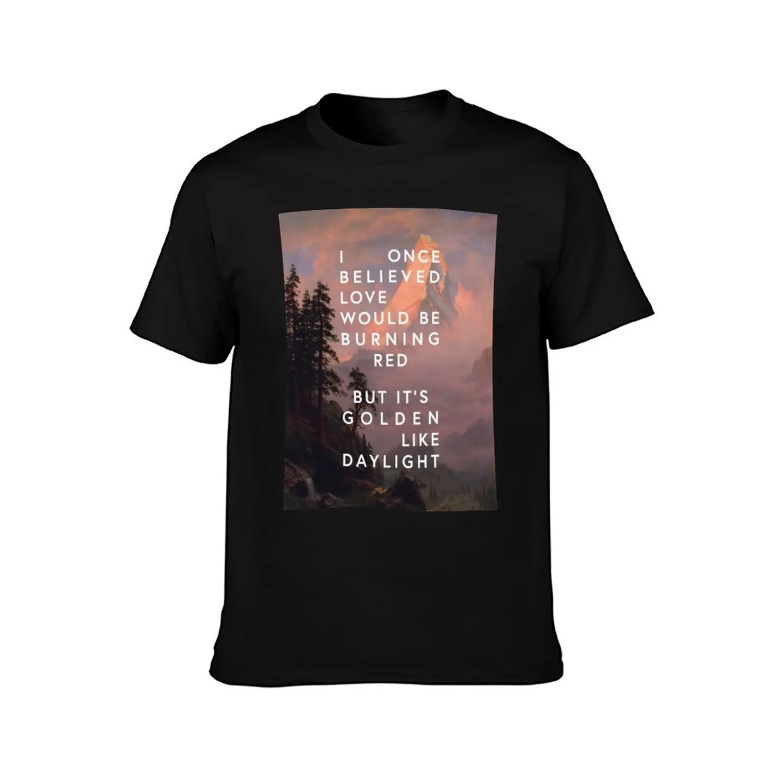 its golden like daylight T-Shirt, Summer Casual Cotton Tee, Oversized Streetwear Tops, Vintage Graphic Print, Unisex Men Women