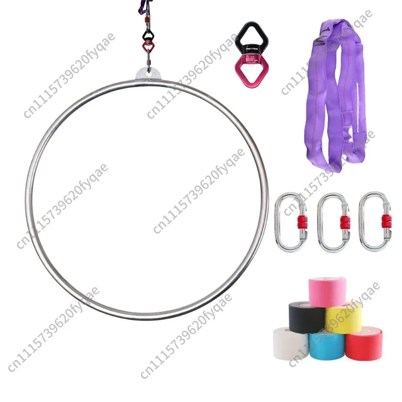 Aerial Yoga Hoop Home Fitness Hanging Ring Kids Adults Pull Up Bar Exercise Ring Indoor Outdoor Sports Training Equipment