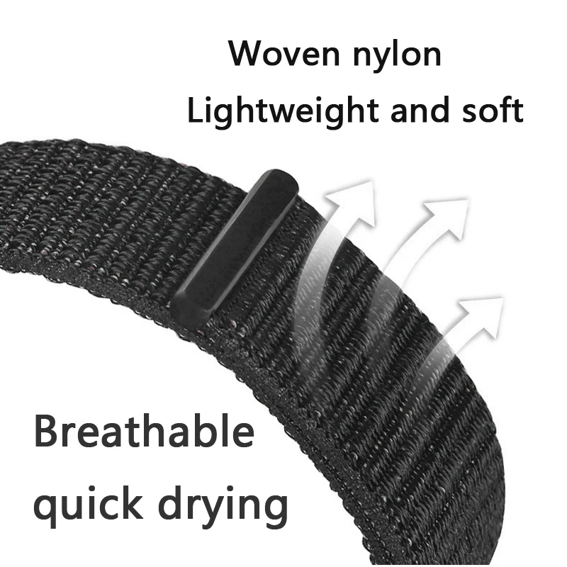 Metalen Band Voor Garmin Voorloper 45 45S F 45S 45 Nylon Horlogeband Voor Garmin Swim2 Vervanging Siliconen Polsband