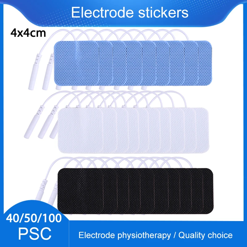 Non-woven Fabric Self Adhesive Replacement Patch Tens Electrodes Pads Physiotherapy Accessories for Electric Body Massager