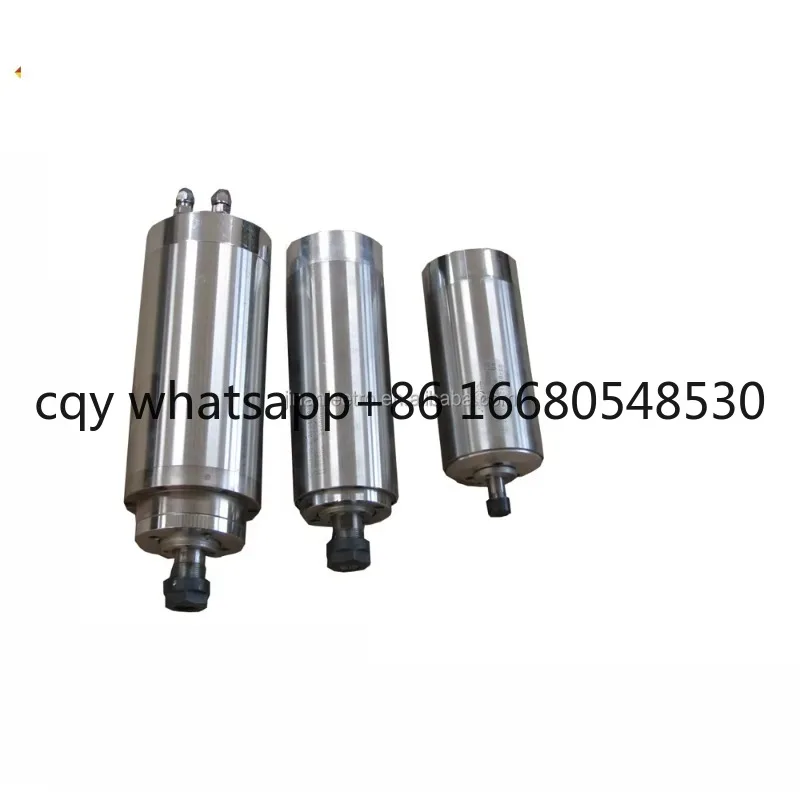 GG 380V 3 Phase  ER25 Size 7.5Kw 5.5kw  Water Cooling Spindle for CNC Router Marble Metal Milling