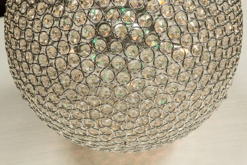 Modern round ball Iron Chandelier diameter 15CM E27 led lamps simple crystal Chandeliers lustre chandelier lighting