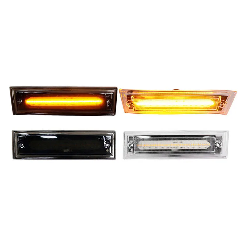 LED Car Front Side Marker Lights Warning Turn Signal Lamp GM2550115 for CHEVROLET SUBURBAN 1981 1982 1983 1984-1989 1990 1991