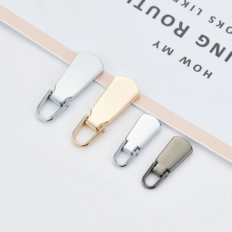 2/5pcs Metal Zipper Pull Tab Replacement Clothes Jacket Zipper Pull Luggage Suitcase Zipper Pull Card Detachable Zipper Pull Tab