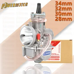 Motorcycle Flat Curtain Carburetor Keihin for Keihin PWK 28 30 32 34mm Scooter 2T 4T ATV Dirt Bike Enduro Motocross Accessories