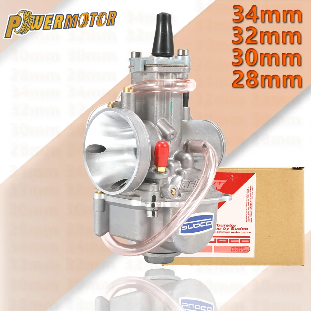 Motocyklowy gaźnik płaski Keihin do Keihin PWK 28 30 32 34mm Skuter 2T 4T ATV Dirt Bike Enduro Motocross Akcesoria