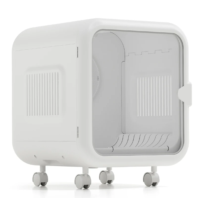 New Arrival White Cube Pro Automatic Pet Dryer Box For Cats Ultra Quiet Dog Smart Temperature Control 360 Degree