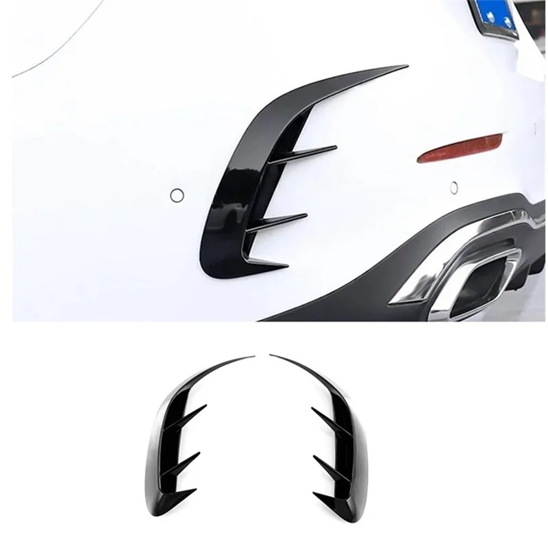 

Cover Trim Air Outlet Side Splitter Spoiler Rear Bumper For Mercedes Benz C Class W206 2022-2024 Accessories