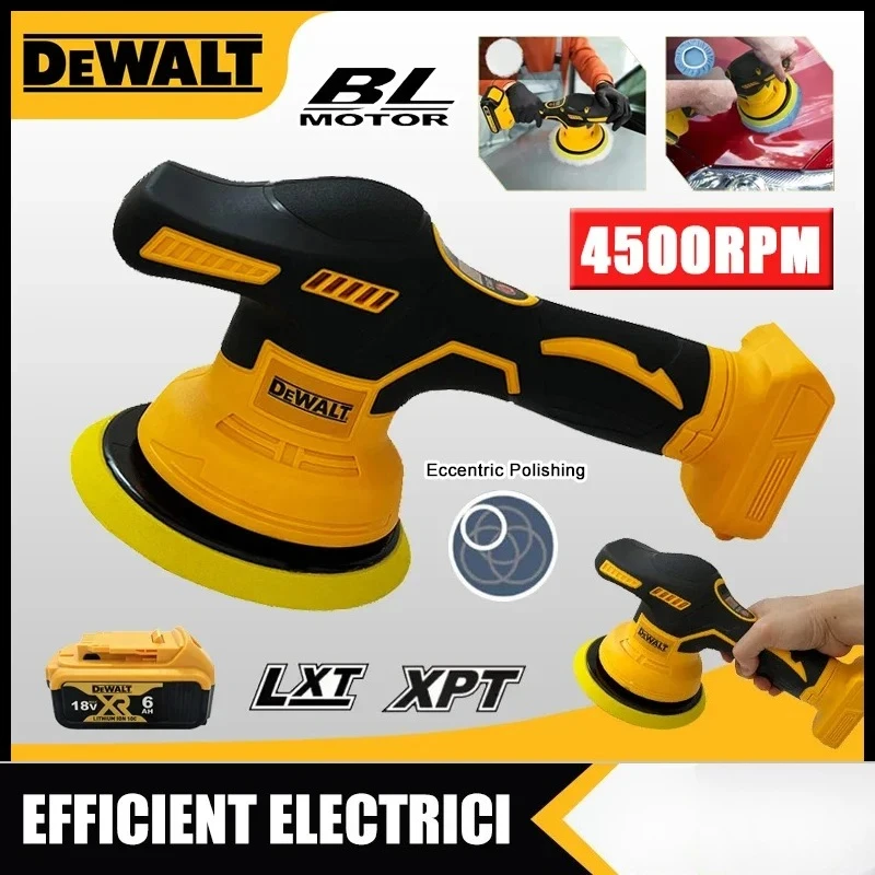 

Беспроводная полировальная машина Dewalt 20V с 8 скоростями и цифровым дисплеем для авто, электрическая полировальная машина для воскования и полировки автомобилей
