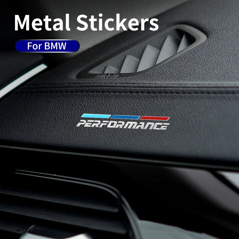 Car Metal Colourful Stickers Personalised Car Emblem Sticker Accessories For BMW M X1 X3 X5 X6 X7 E30 E90 M3 E84 E83 F25 E91 E60