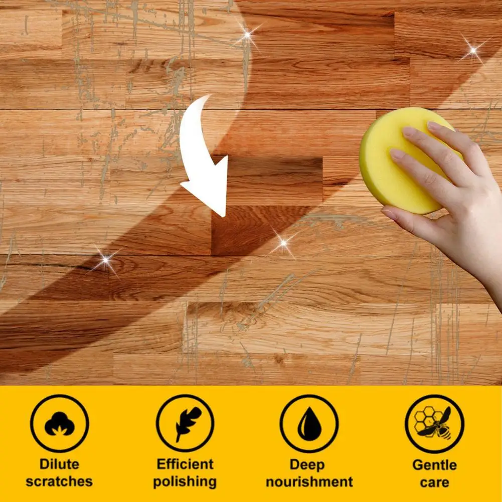 Moisture-resistant Furniture Polish Beeswax Spray Furniture Polish Natural Beeswax Finish Enhancer for Wooden Furniture Floors