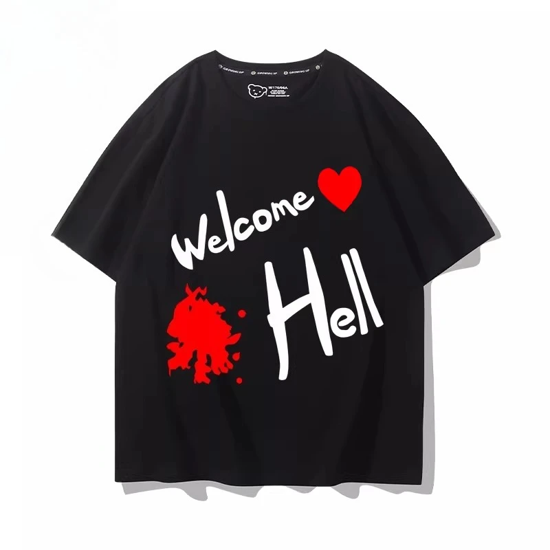Anime TouHou Project Oversized T Shirt Women Men 100% Cotton Summer Crewneck Short Sleeve Funny Tshirt Graphics Tees Cosplay