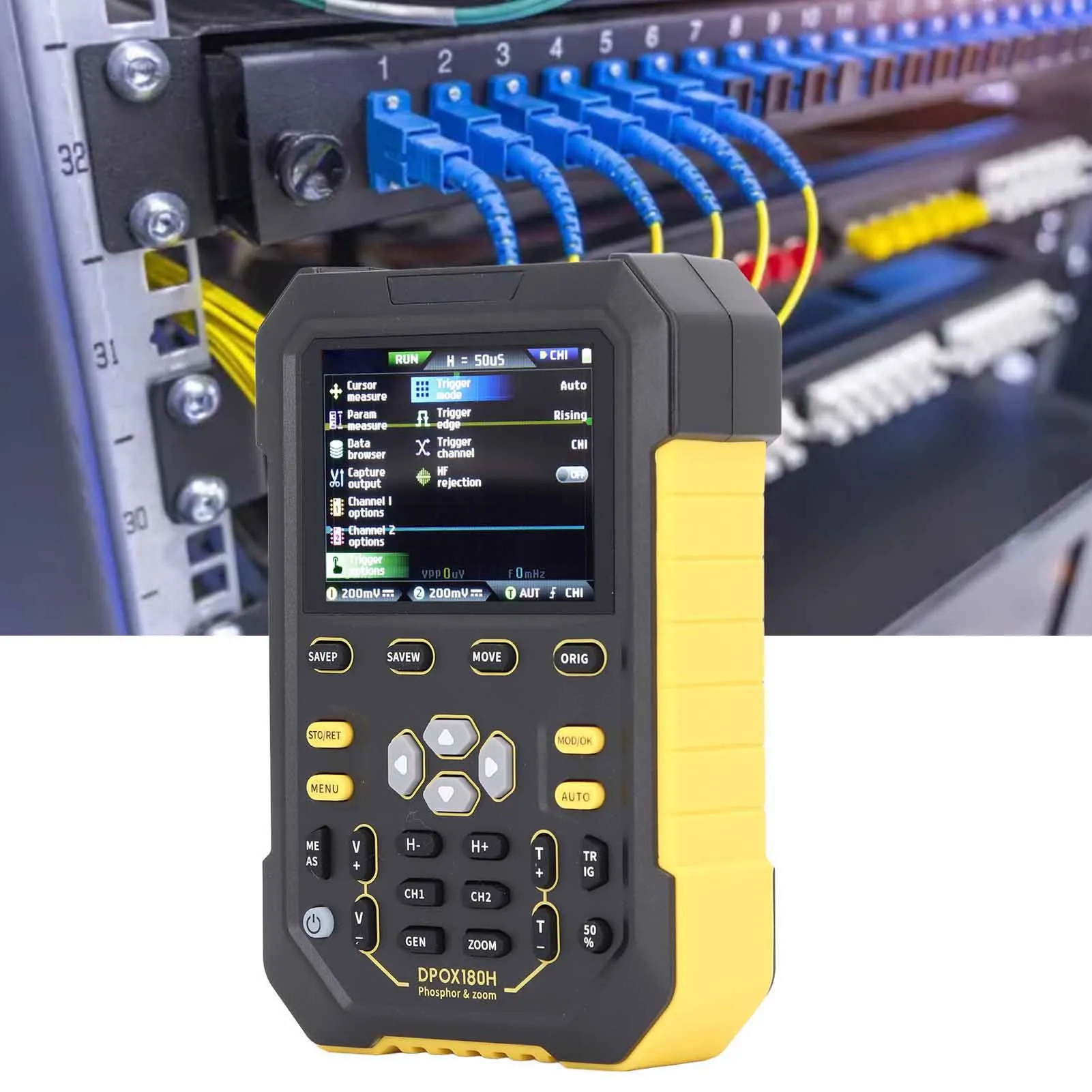 디지털 인광체 오실로스코프 2 채널 180MHz 대역폭 핸드헬드 오실로스코프(발전기 포함) 디지털 오실로스코프