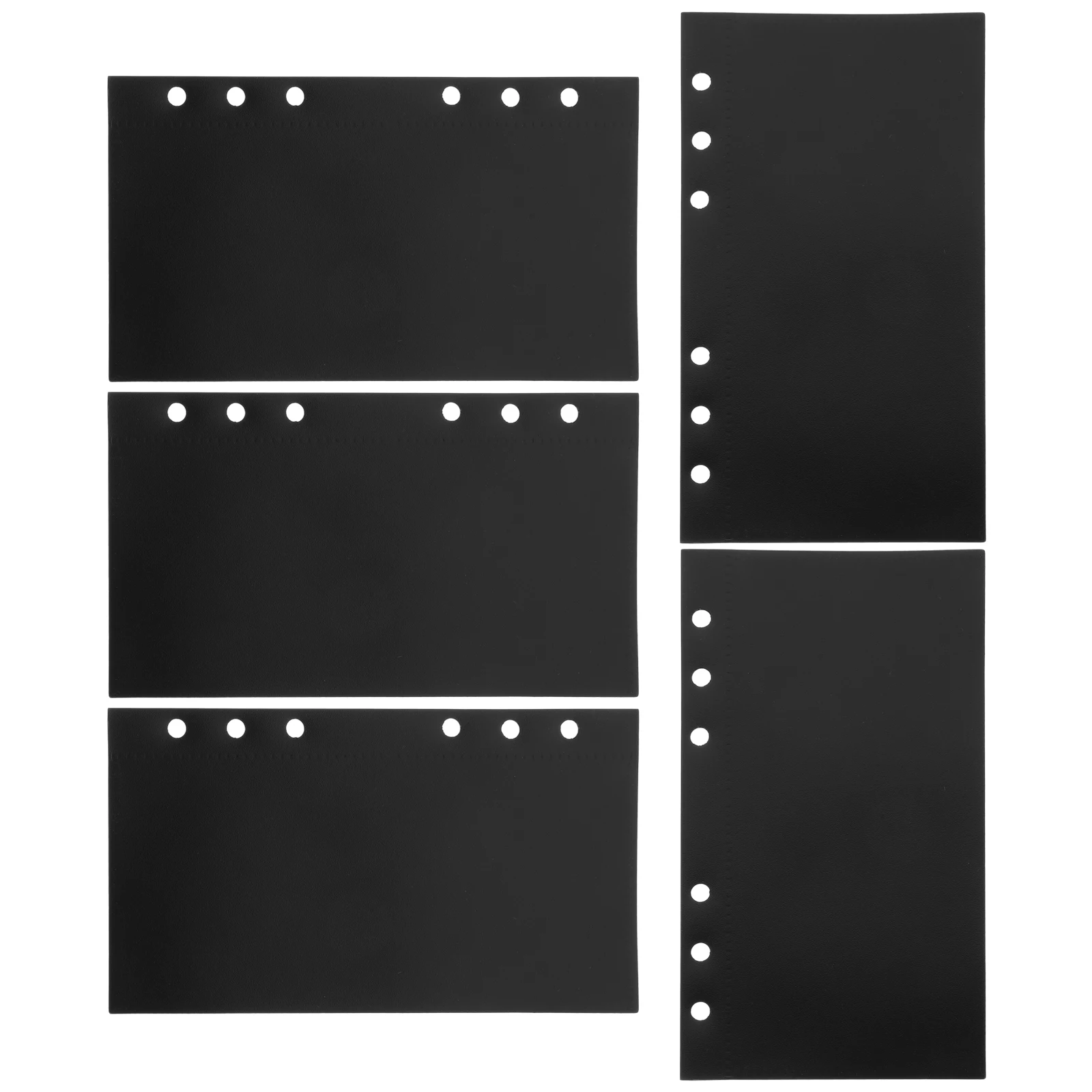 

5pcs Separator Pages Daily Use Binder Pocket Dividers Portable Budget Pocket Blue PP Replaceable Envelopes Storage Notebooks