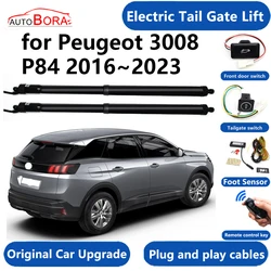 AutoBora Car Electric Tail Gate Lift System Power Liftgate Kit Auto Automatic Tailgate Opener for Peugeot 3008 P84 2016~2023