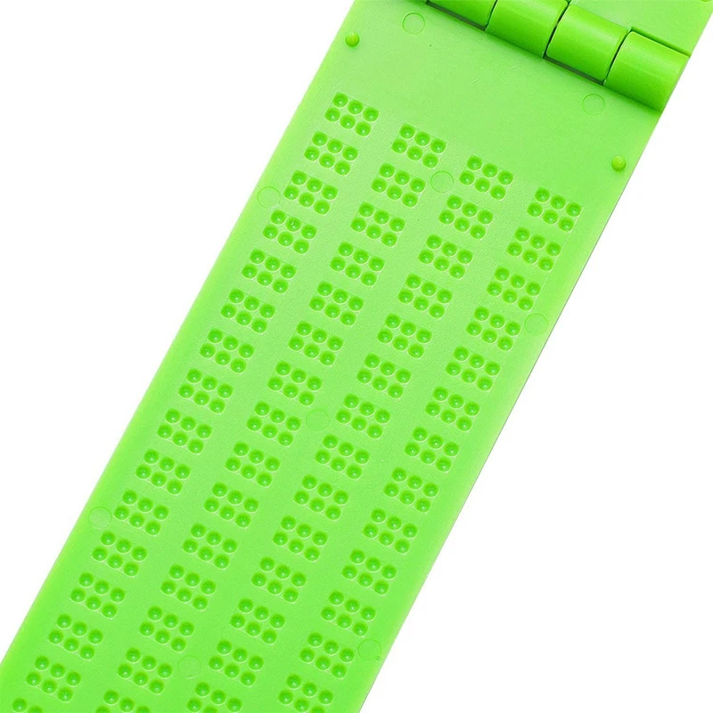 4 Lines 28 Cells Braille Writing Board With Stylus Braille Slate Portable Practice For The Blind Learning Supplies