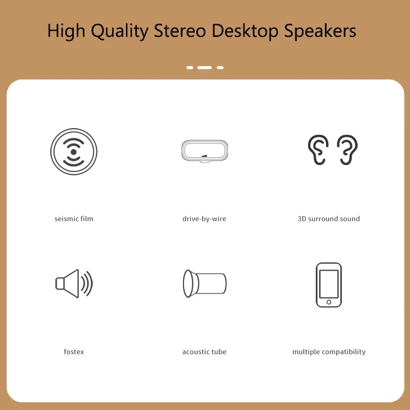 Desktop 2.0 Notebook Mini Audio USB Active Home Multimedia Mobile Phone Computer Digital Speaker