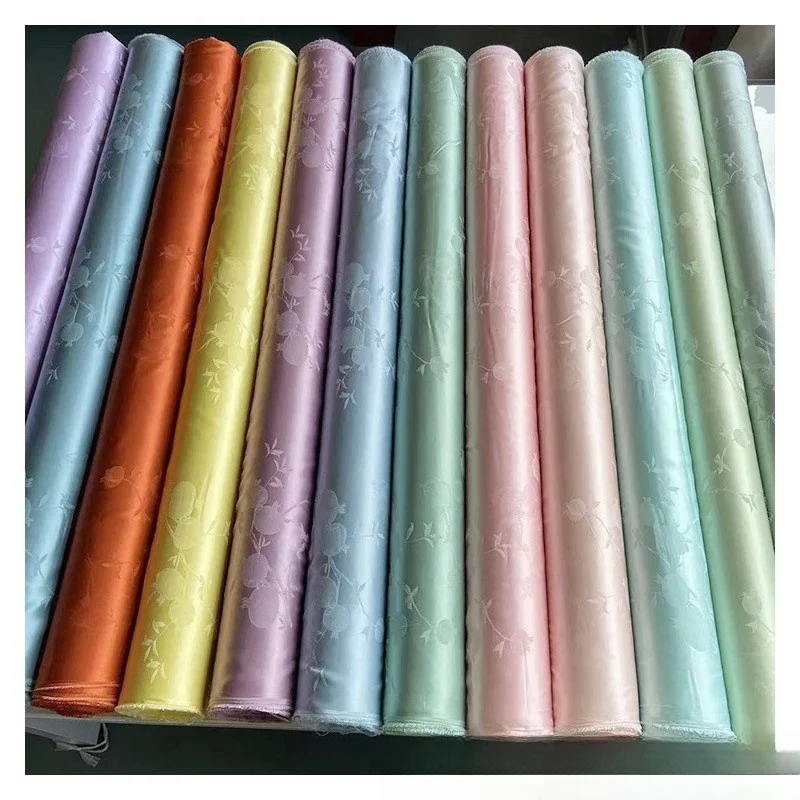 

19momme satin silk fabric New Chinese Hanfu cheongsam