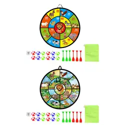 Dart Board for Kids Animal Theme Dart Games Dart Plate Set di giochi per freccette 29 