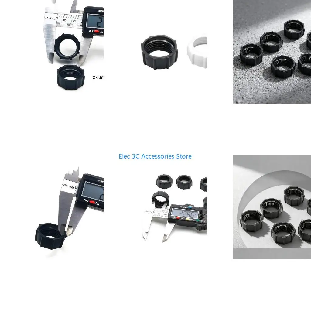Y51A Plastic Securing for 17mm Ball Head Adapters on Various Mounts Including Tablet and Phone Holders Fastening