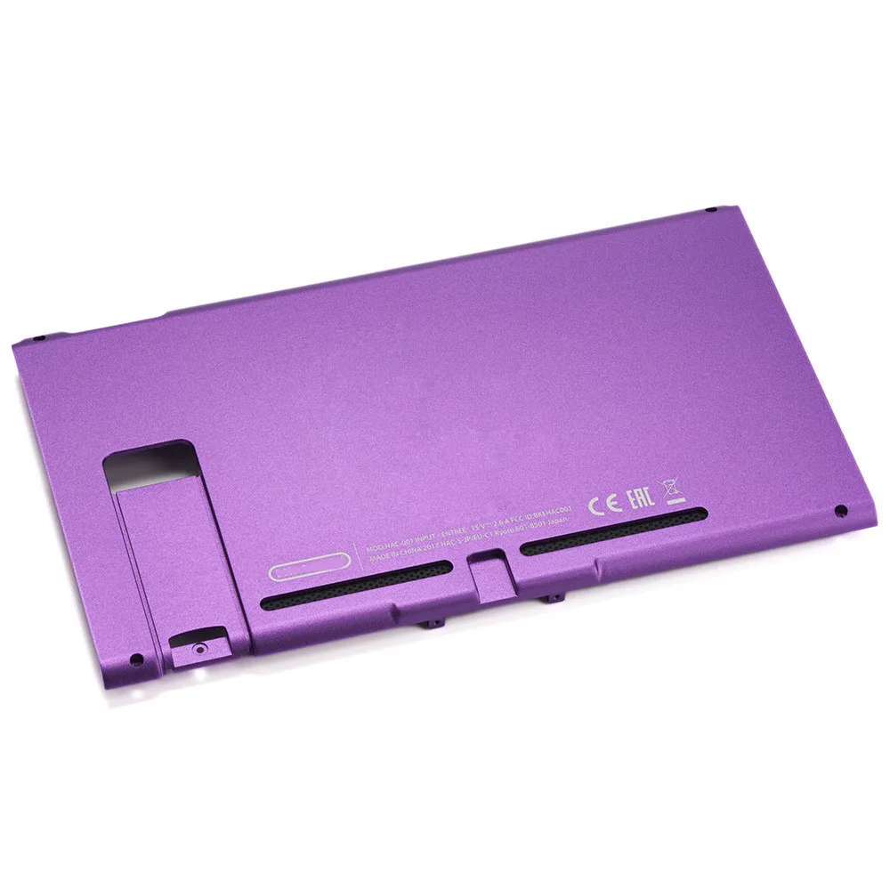 DIY For NS Switch Console Housing Shell For Nintendo Switch Back Plate Aluminum Alloy Replacement Housing Cover Case